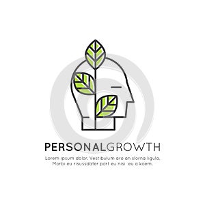 Self Development, Education, Personal Growth Concept