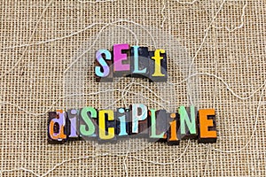 Self discipline training respect intention pride confidence motivation