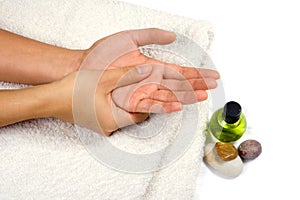 Self hand massage