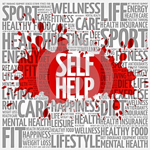 Self Help word cloud