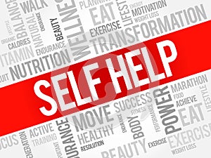 Self Help word cloud