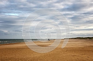 Self Isolating on an empty beach