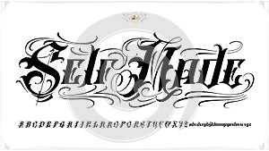 Self Made tattoo lettering