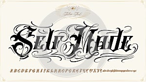 Self Made tattoo lettering set