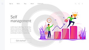 Self management landing page template