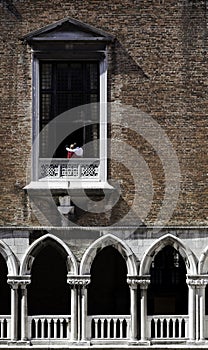 Self Portrait in Venice Italy