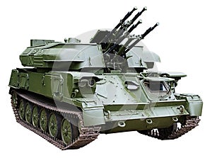 Self-propelled armored antiaircraft gun