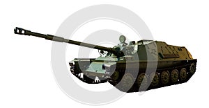Self-propelled artillery tank SU-85
