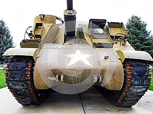 A self propelled howitzer.