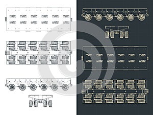 Self Propelled Modular Transporter Drawings