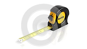 Self-retracting tape measure