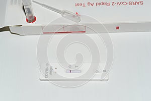 Self Screening Covid-19 by testing with the SARS CoV-2 Rapid antigen test kit