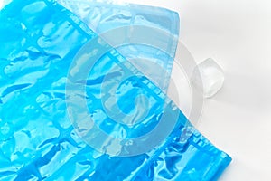 Self-sealing and disposable ice cube bags