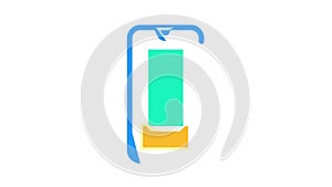 Self Service Buying color icon animation