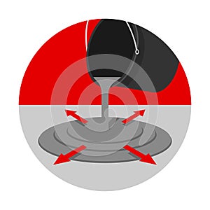 Self-smoothing and self-leveling flooring cement