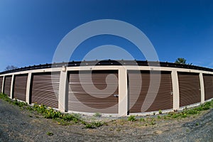 Self Storage Units - Fisheye View