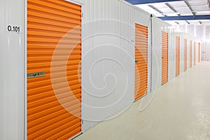 Self storage units photo