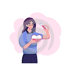 self sufficiency flat style illustration vector design