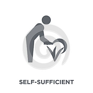 self-sufficient icon from Agriculture, Farming and Gardening col