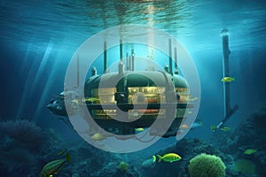 self-sustaining underwater energy source