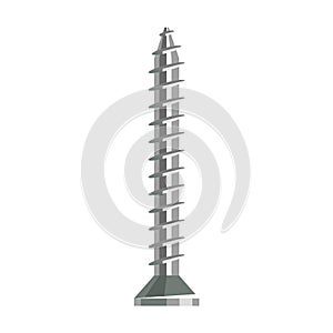 Self-tapping screw. Vector Illustration photo