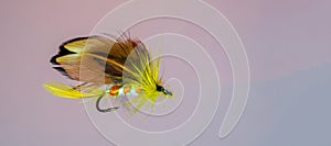 Self-tied fishing lures, flies for fly fishing