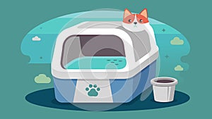 A selfcleaning litter box that eliminates odor and bacteria to maintain a pleasant and healthy environment for your pet