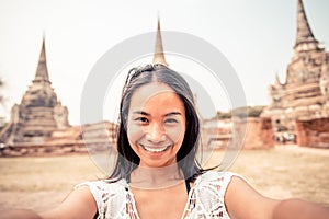 Selfie in Ayutthaya photo