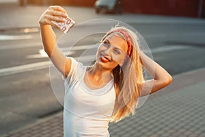 Selfie, Beautiful girl taken pictures of her self, instagram