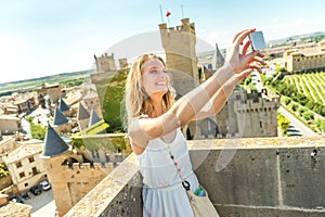 Selfie at castle