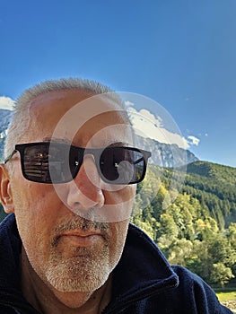 Selfie with sunglasses at Plaiul Foii