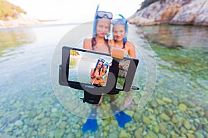 Selfie time before snorkeling