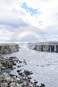 Selfoss waterfall, Northeast Iceland