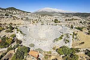 Selge was an important city in ancient Pisidia and later in Pamphylia, on the southern slope of Mount Taurus