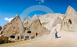 Selime and Ihlara valley in Cappadocia, Anatolia, Turkey