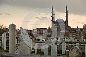 Selimie mosque, Edirne, turkey photo
