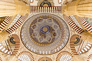 Selimiye Mosque dome interior