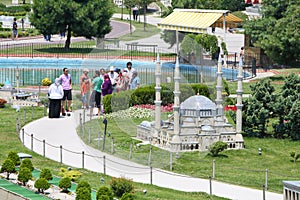 Selimiye Mosque in Edirne in Miniatyurk Museum