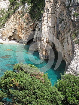 Selina beach and caves, Zante island