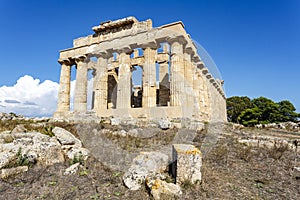 Selinunte, Ruins of the temple of Hera Temple E, Sicily, Italy