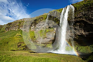 Seljalandfoss Waterfall in Iceland