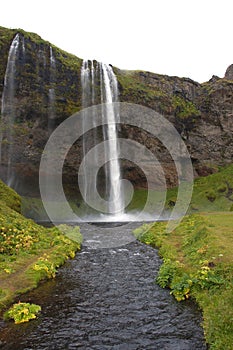 Seljalandfoss waterfall, Iceland.