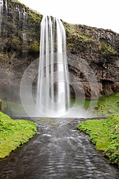 Seljalandsfoss, famous waterfalls of Iceland.