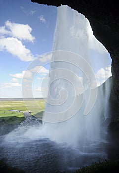 Seljalandsfoss waterfall