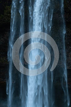 Seljalandsfoss waterfall close-up, Iceland