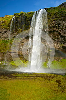 Seljalandsfoss waterfall in Iceland