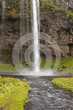 Seljalandsfoss waterfall - Iceland.