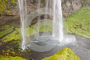 Seljalandsfoss waterfall - Iceland.