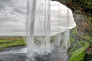 Seljalandsfoss waterfall in Iceland