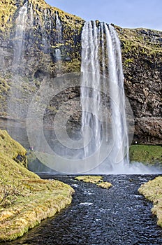 Seljalandsfoss waterfall Iceland